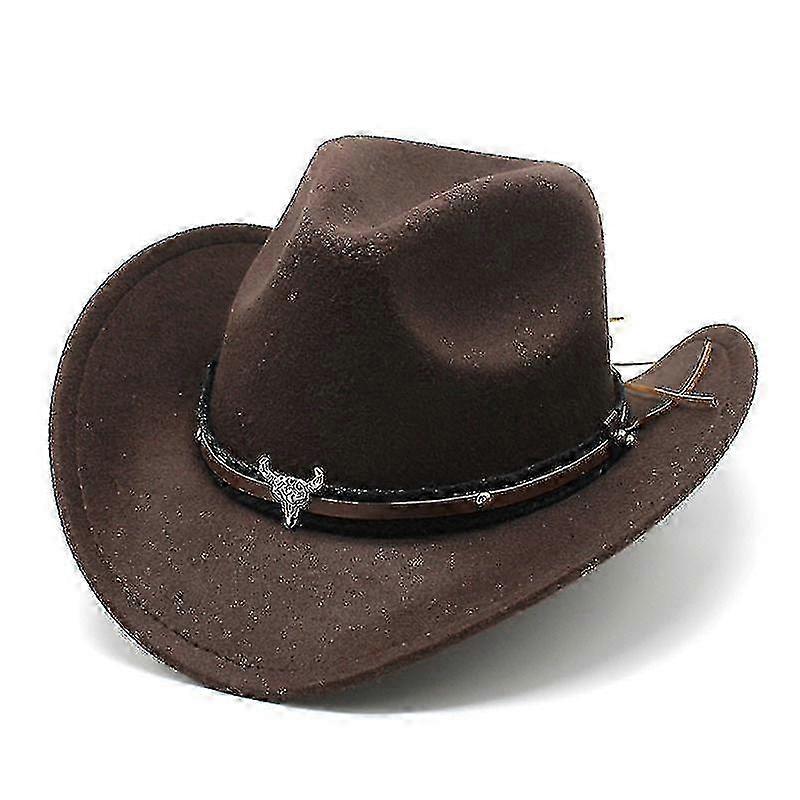Western Cowboy Top Hat Felt Hat