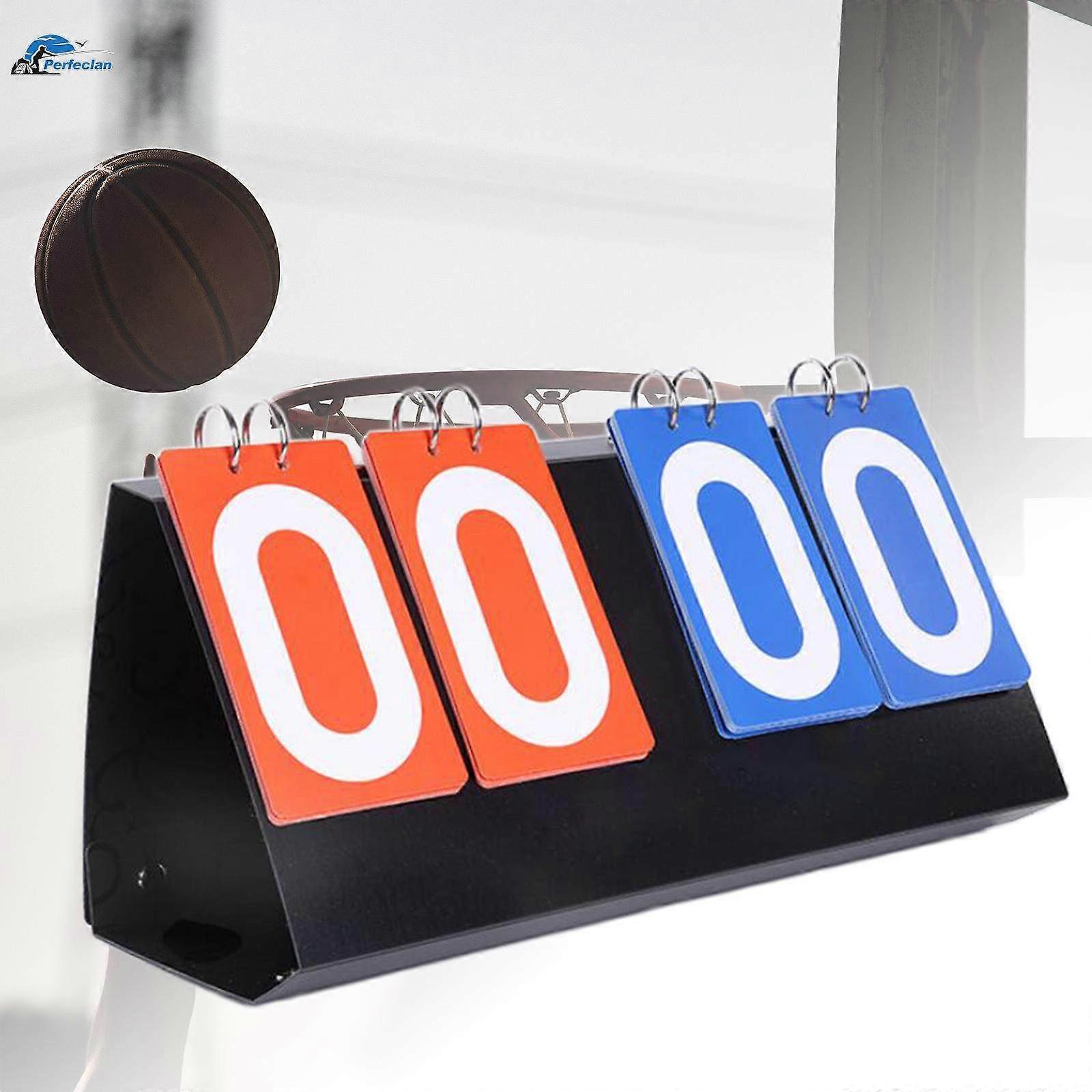 4 digits Portable Table Top Scoreboard Score Keeper Multi Sports Score Flip for Pong