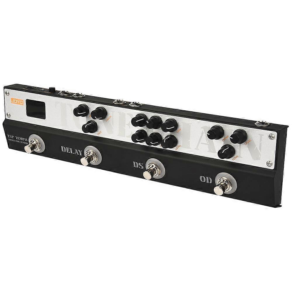 JOYO Pedal Efek Prosesor Gitar Distortion Overdrive Delay Tap Tempo FX Loop Mini Efek True Bypass