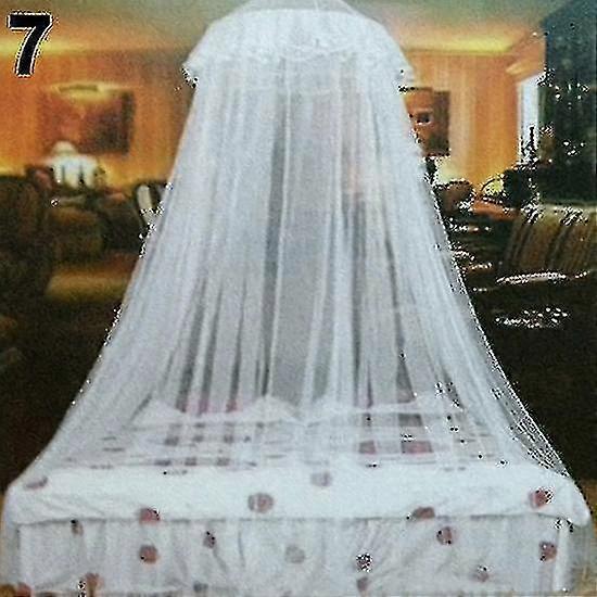 Elegant Lace Insect Bed Canopy Netting Curtain Round Dome Mosquito Net Bedding