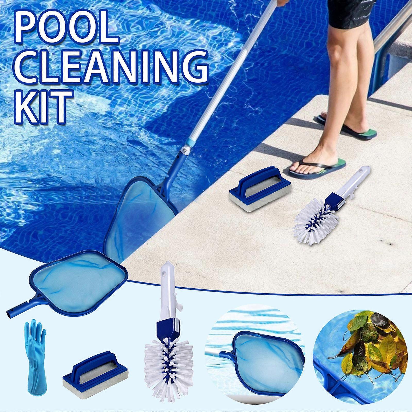 Pool Cleaning Kit 4PCS Portable Spa Hot Tub Swimming Pool Accessories