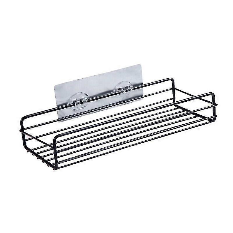 Shower Basket Shelf, Shower Shelf Without Drilling, Black