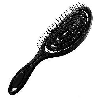 Spiral Vented Portable Removing Knots Hair Brush Women Men Organic Detangling