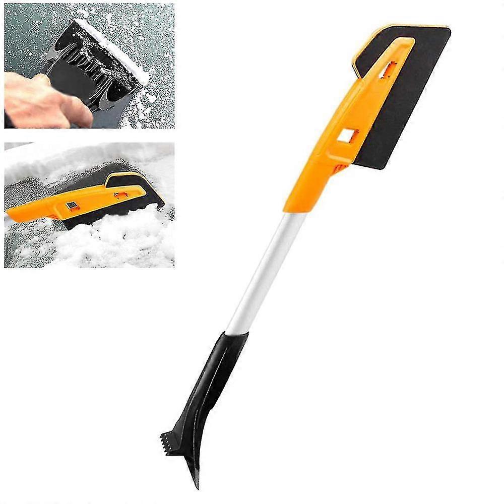Car Removable Snow Brush And Whisk Ice Scraper And Deicing Eva Long-handled Snow Brush Ice Shovel Multifunctional Snow Shovel