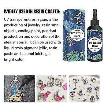 Eelhoe High Transparent Uv Resin Glue Diy Nail Art Cochlear Uv Shadowless Glue Drying