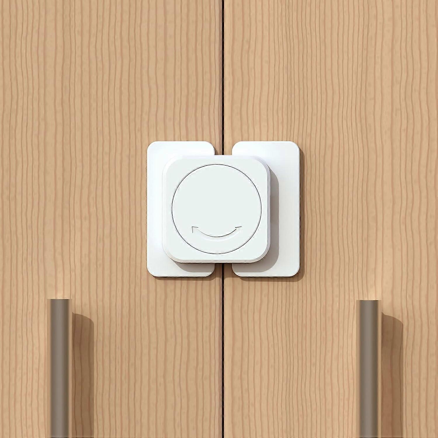Child lock for cabinet and drawers, 8 pieces, cabinet lock, baby for gluing, drawer lock, cabinet lock, no drilling, child lock, drawers