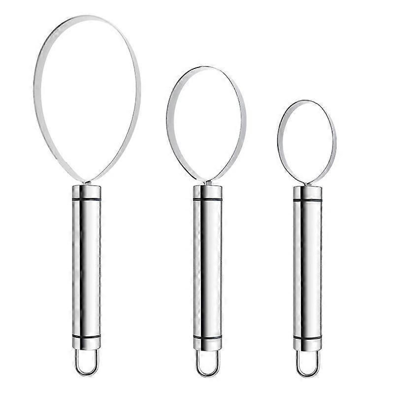 3 Pcs Fruit Splitter Set, Different Sizes Stainless Steel Corer Tools, Suitable for Extracting the Pulp of Mango, Dragon Fruit, Melon, Avocado, Kiwi