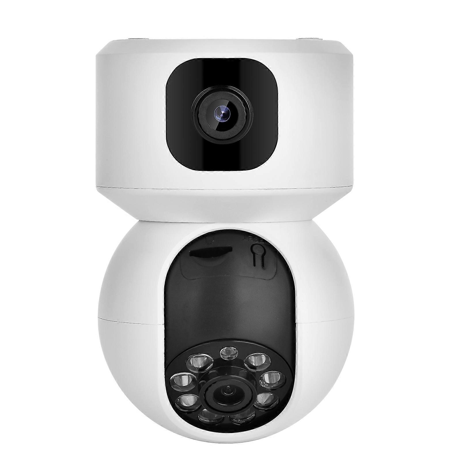 YT66 Dual 2MP PTZ Camera, Plug:EU Plug EU Plug