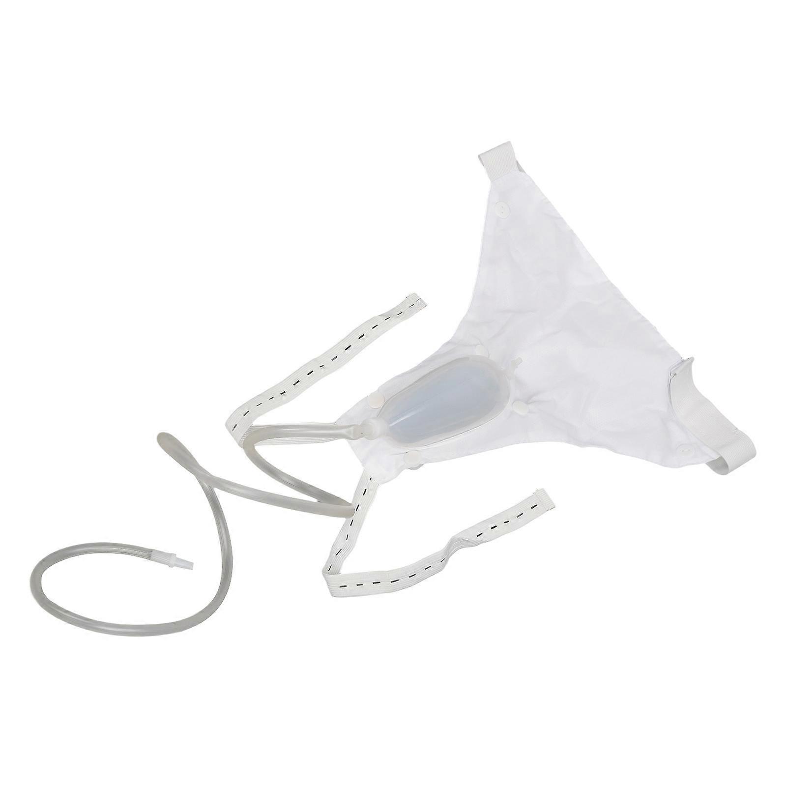 Male Urine Collector Bag Silicone Large Capacity Funnel Urinal Pee Holder Collector Device for Elderly Patients