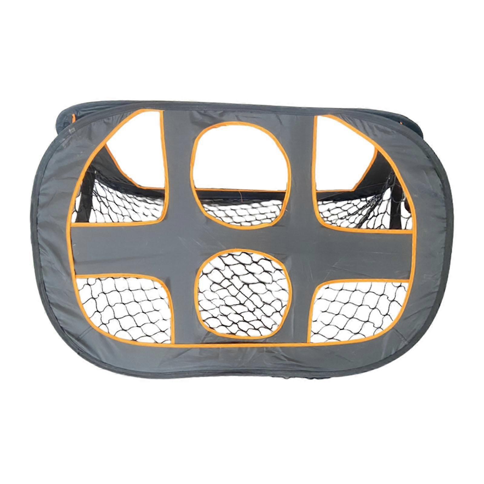 子供用サッカーゴールネットパークガーデン裏庭用コンパクト折りたたみ式サッカーネット