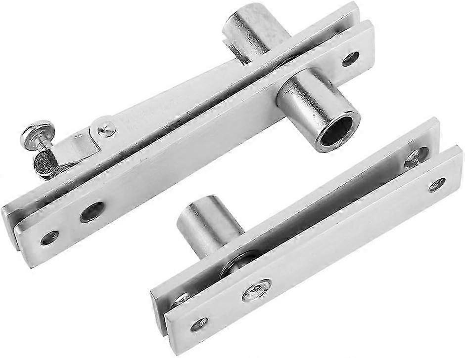 Ensemble charnière en acier inoxydable rotation à 360 degrés système de quincaillerie de meubles robuste pour porte de bâtiment bureau à domicile extérieur, 10,4 * 2,4 cm