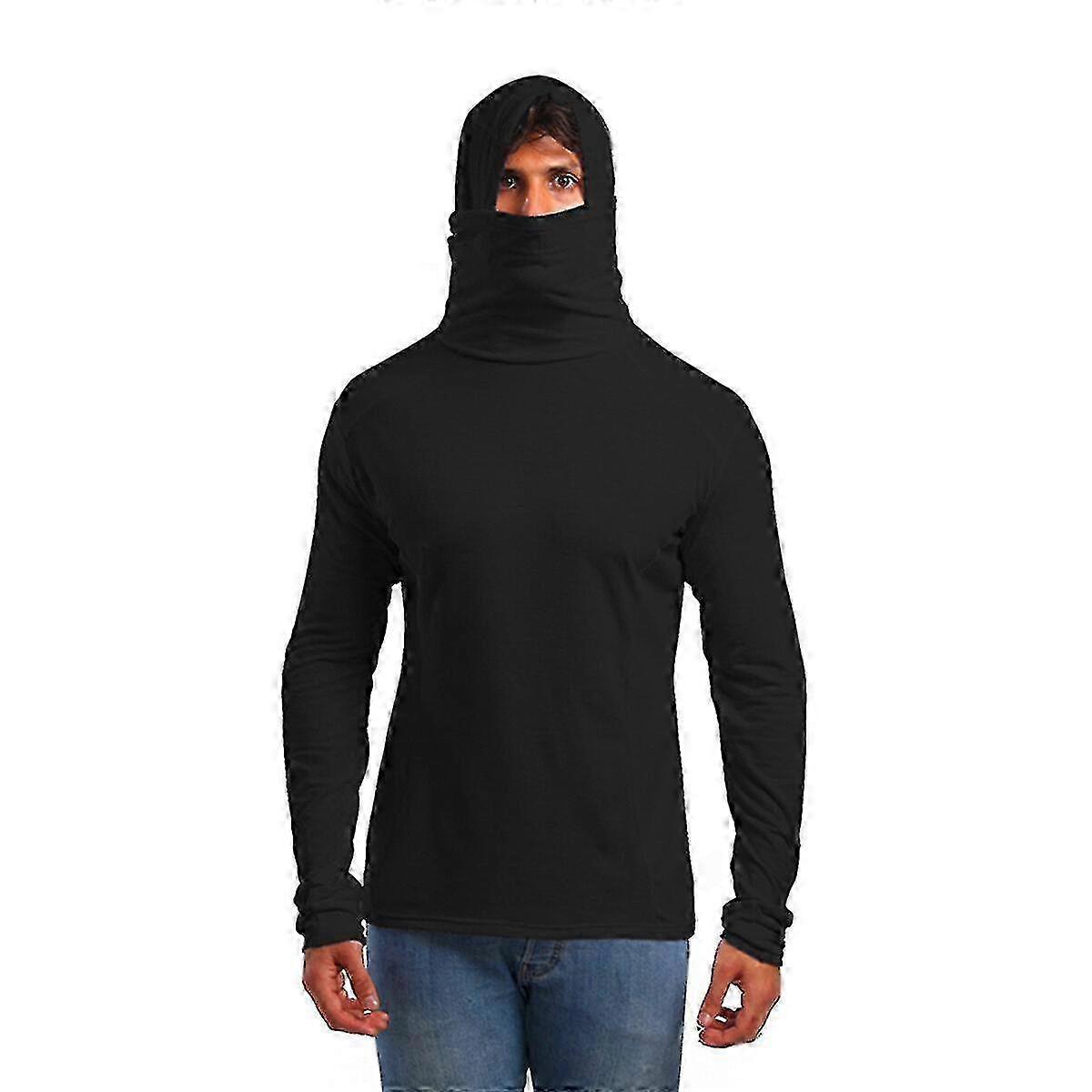 Lett hettegenser med maske for menn