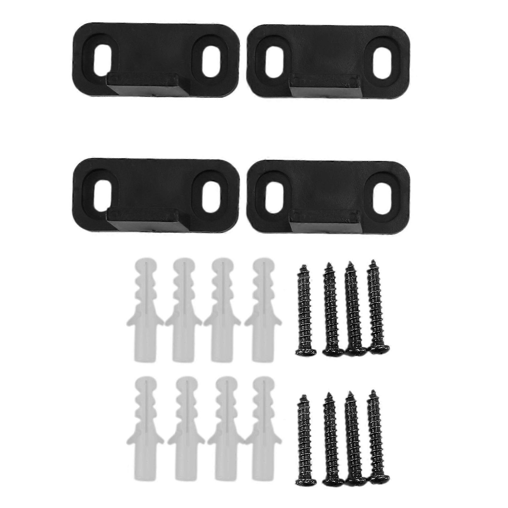 2 Set Sliding Barn Door Floor Guide Bottom Adjustable Dual Clip Floor Mounted Guide Hardware