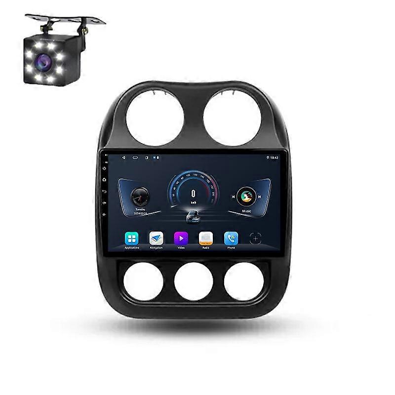 Car Radio Multimedia For Jeep Compass 1 MK 2009 - 2015 Video Player Carplay Navigation GPS