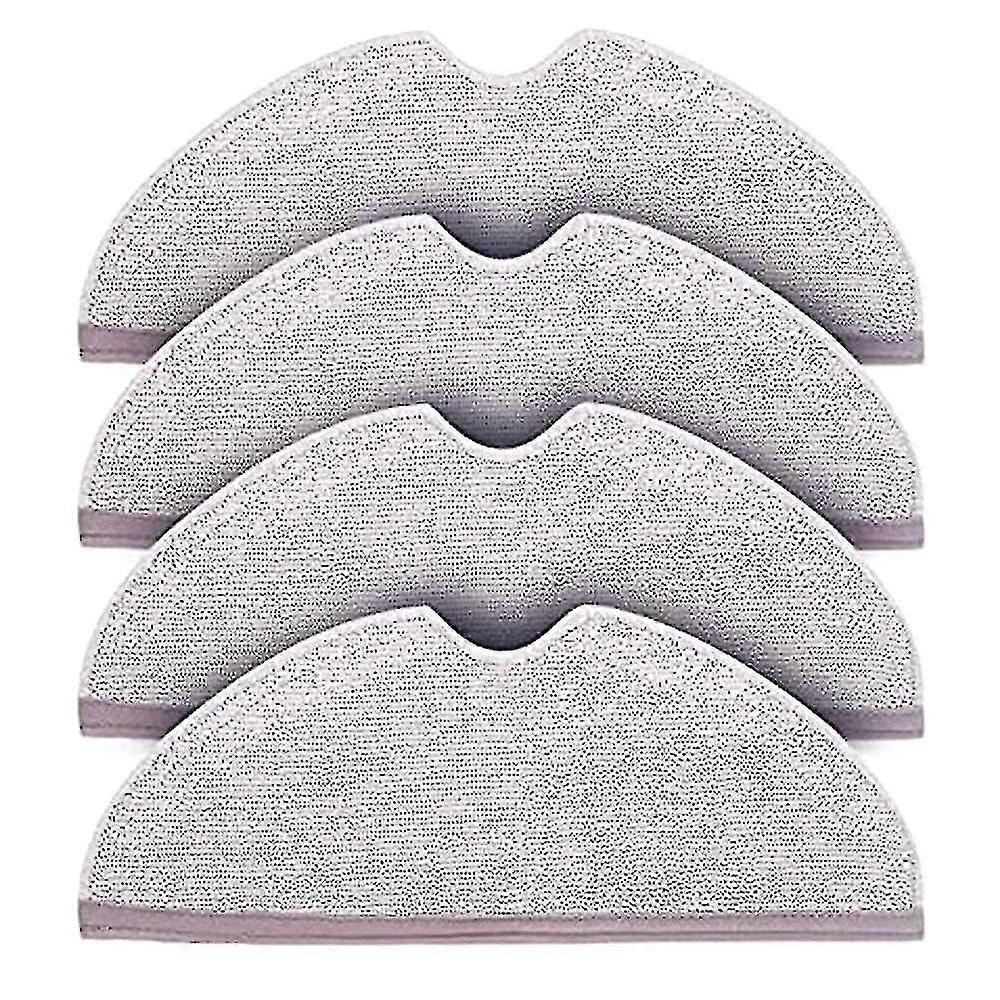 4 Pack Microfiber Mop Cloth For Roborock S6 S6 Pure S6 Maxv S5 Max