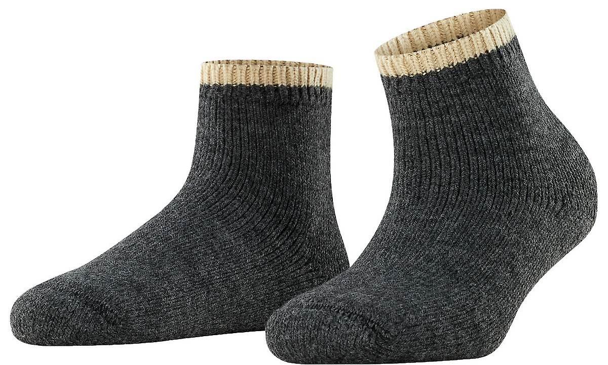 Falke Cosy Plush Socks - Anthracite Melange Grey