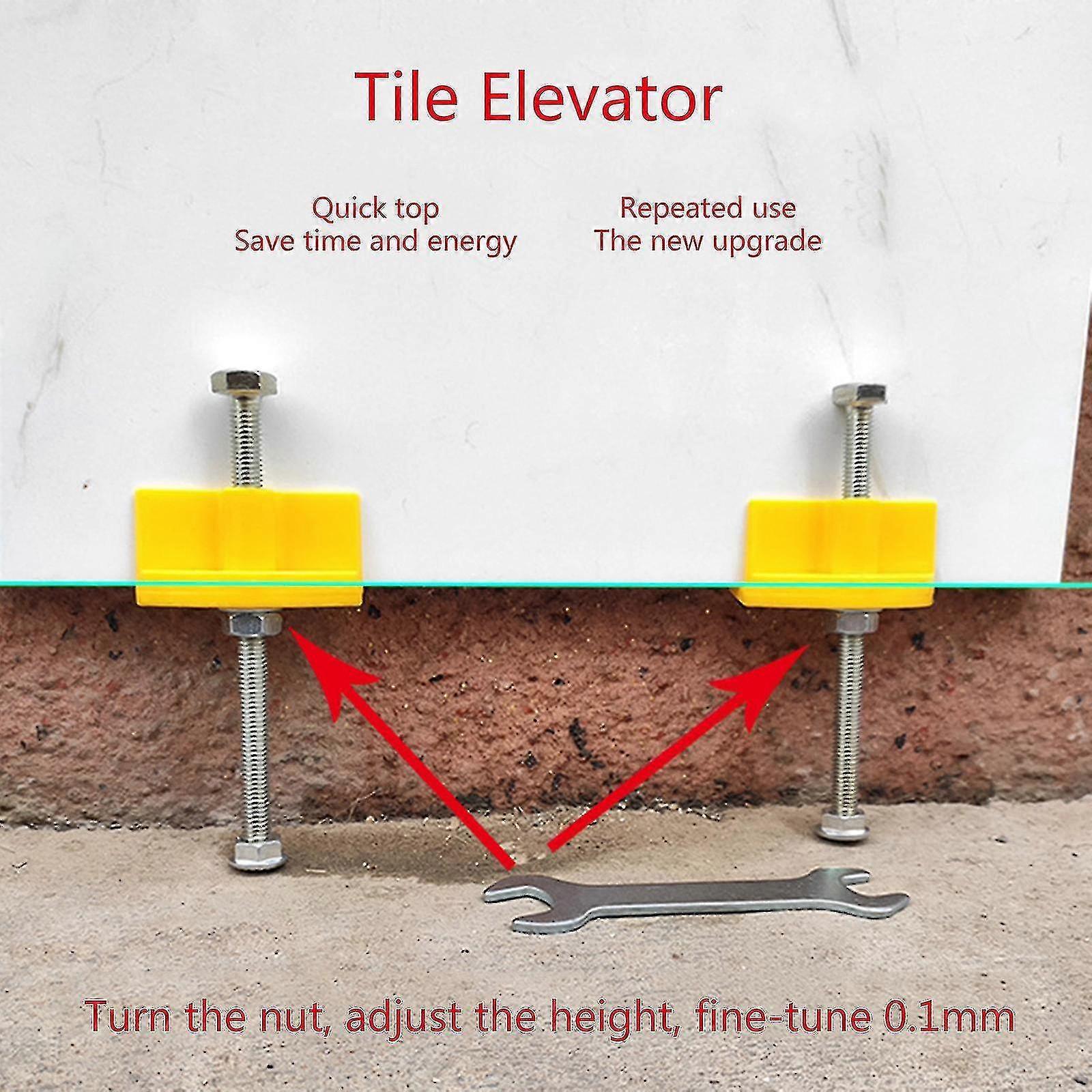 10 Pcs/set Manual Tile Locator 5-90mm Height Adjustment Positioner Tile Leveler