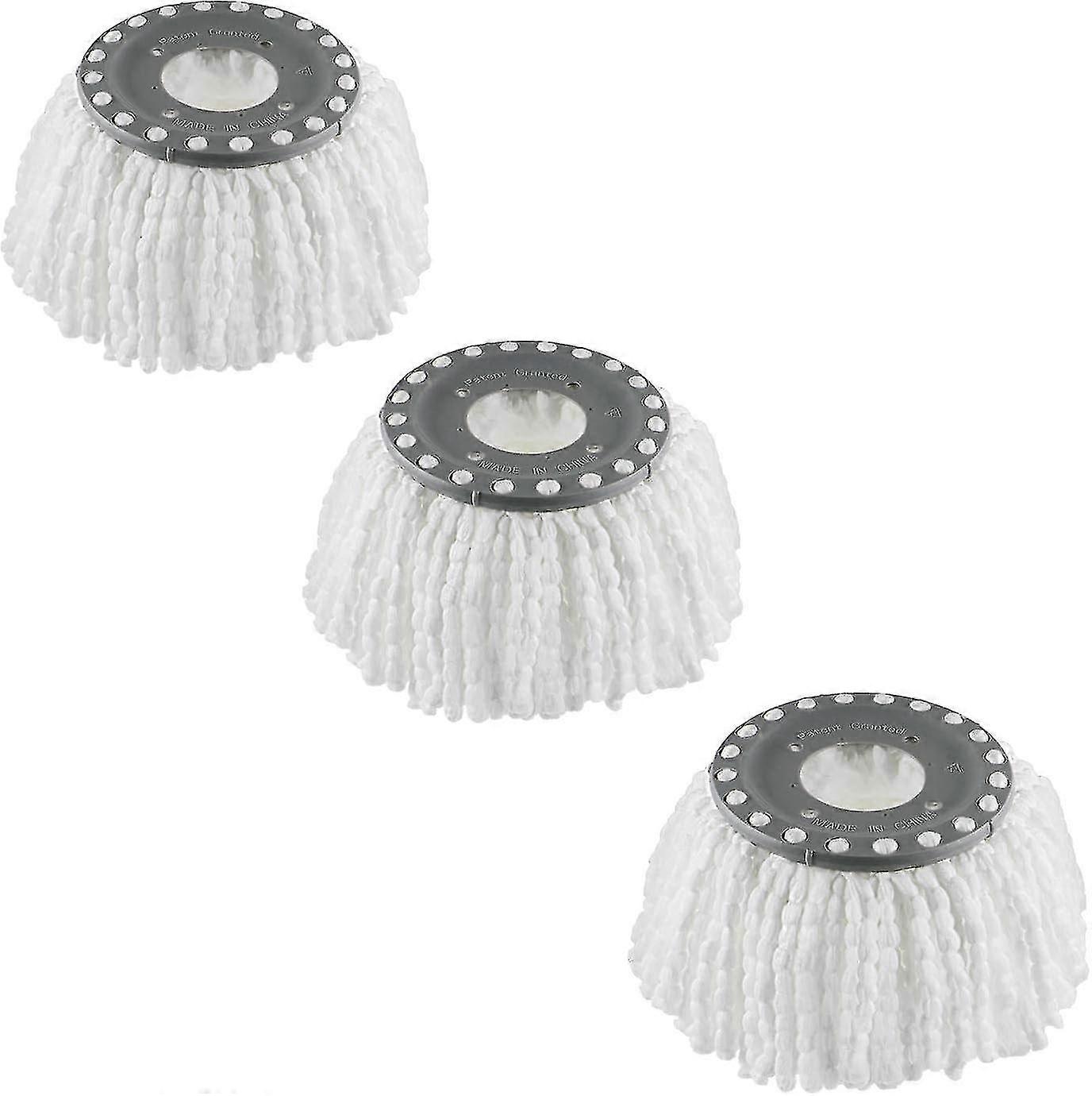 3 Pack Premium Replacement Mop Heads Refill for 360 Rotating