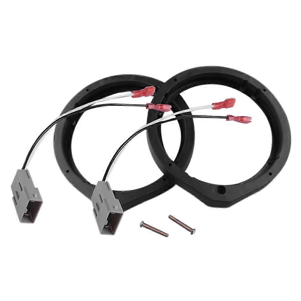 2PCS 6.5 Inch Car Horn Gasket Car Speaker Adapter with Wiring Harness for Accord -Z 2006-2011