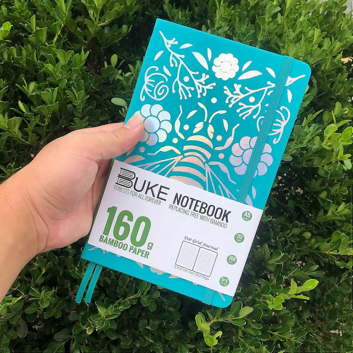 Caderno de Bolso com Ponto de Viagem com Bullet Pontilhado, Papel Branco Grosso de Bambu 160gsm, 112 Páginas, 5x5 mm DOT-GRID