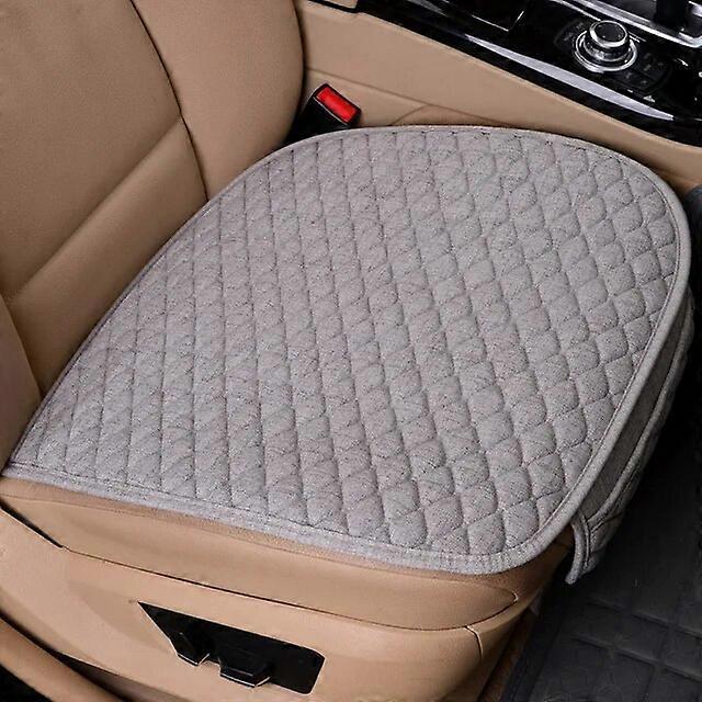 Coussin de siège auto universel en lin, accessoires automobiles, style automobile, compatible avec 99 % des voitures