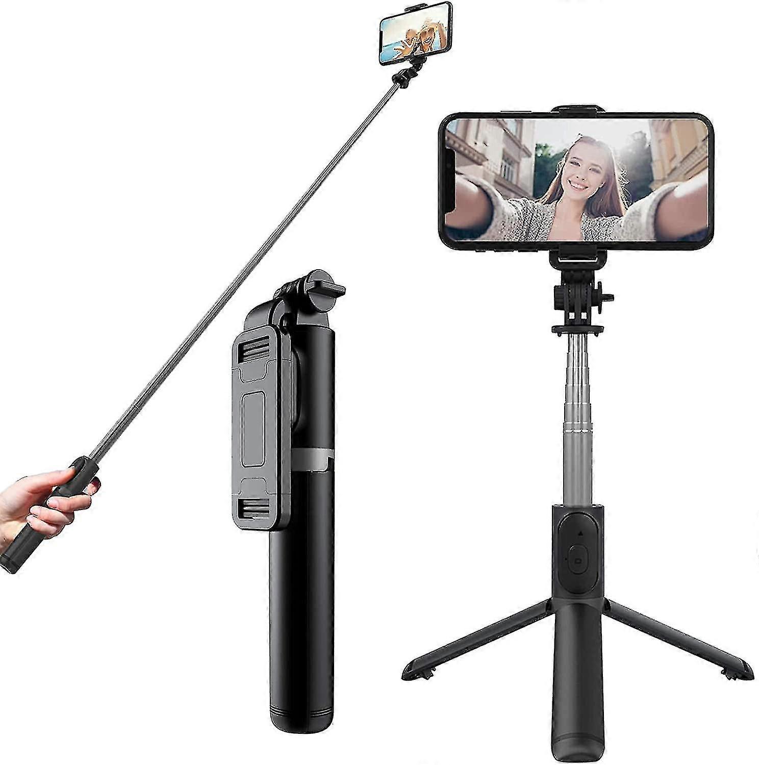 Portable Ie Stick Tr, Ph D For Recording Vlog With Wireless Tooth, Extendable Ie Stick Compatible With /android/camera/gop