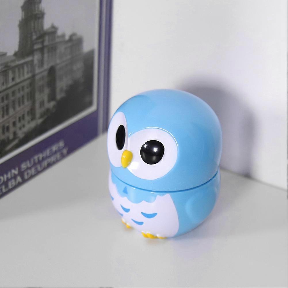 Blue Cute Owl Kitchen Manual Timer Mechanical Cooking Counters Clock