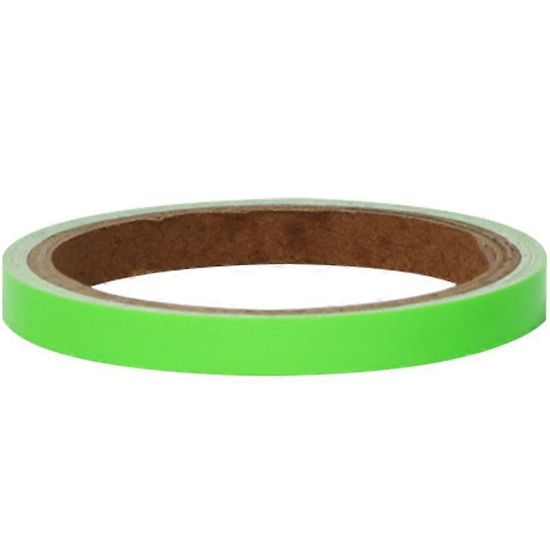 Fluorescent Tape,T-Audace 2pcs Glow Tape 10M 1CM Fluorescent Sticker Night Removable Sticker Safety Glow Tape Glow In The Dark Tape Waterproof Green G