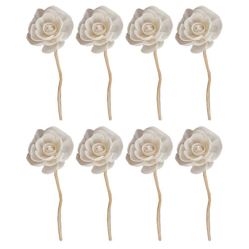 8 Pcs Diffuser Oils Scents Home Scented Sticks Bathroom Rattan Diffuser Reeds Volatile Stick