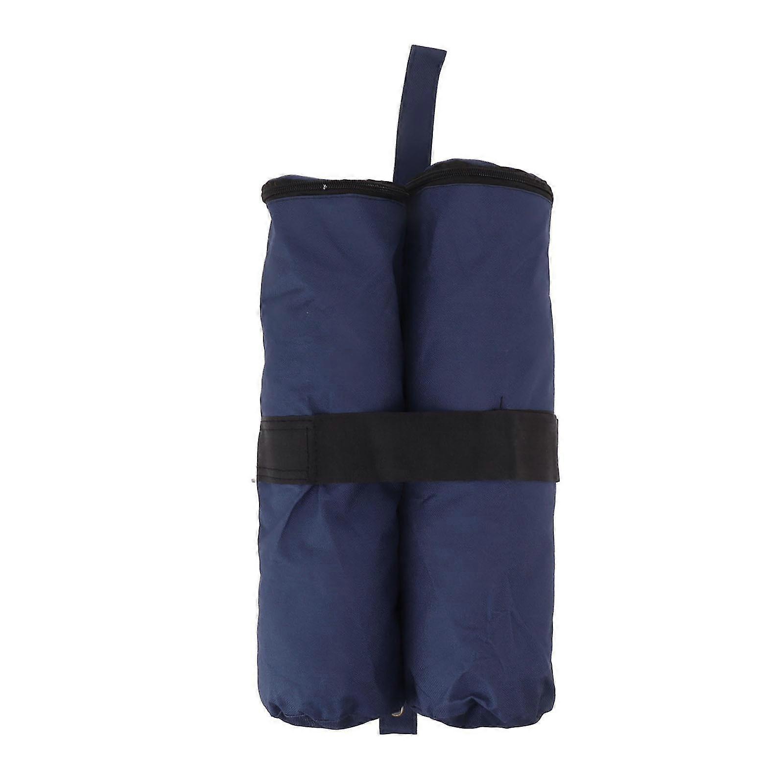 Fixed Bag Large Weight Tent Bag Advertising Display Rack Windproof Sandbag for Outdoor Canopy Collapse Prevention Navy