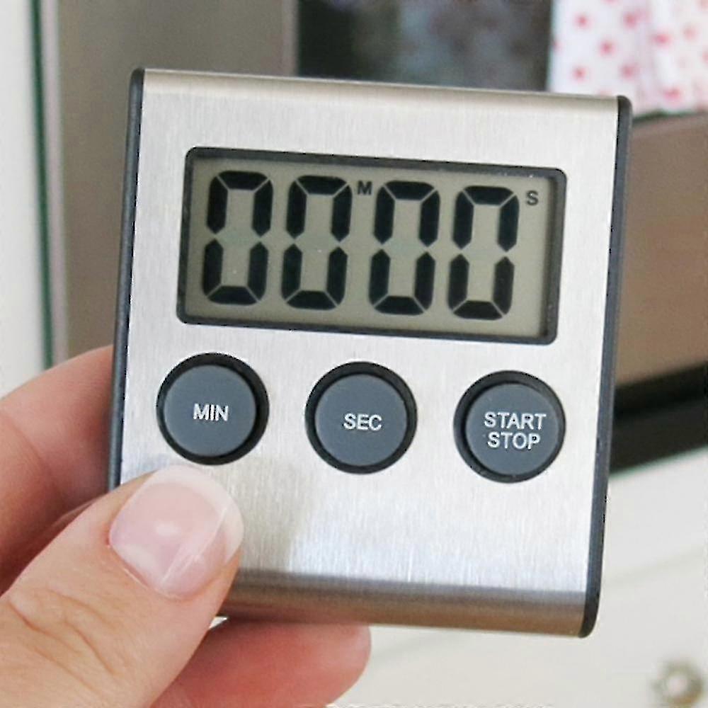 Bracket Magnet Metal Countdown Timer Iron Shell Timer Kitchen Refrigerator Sticker Time Reminder Timer