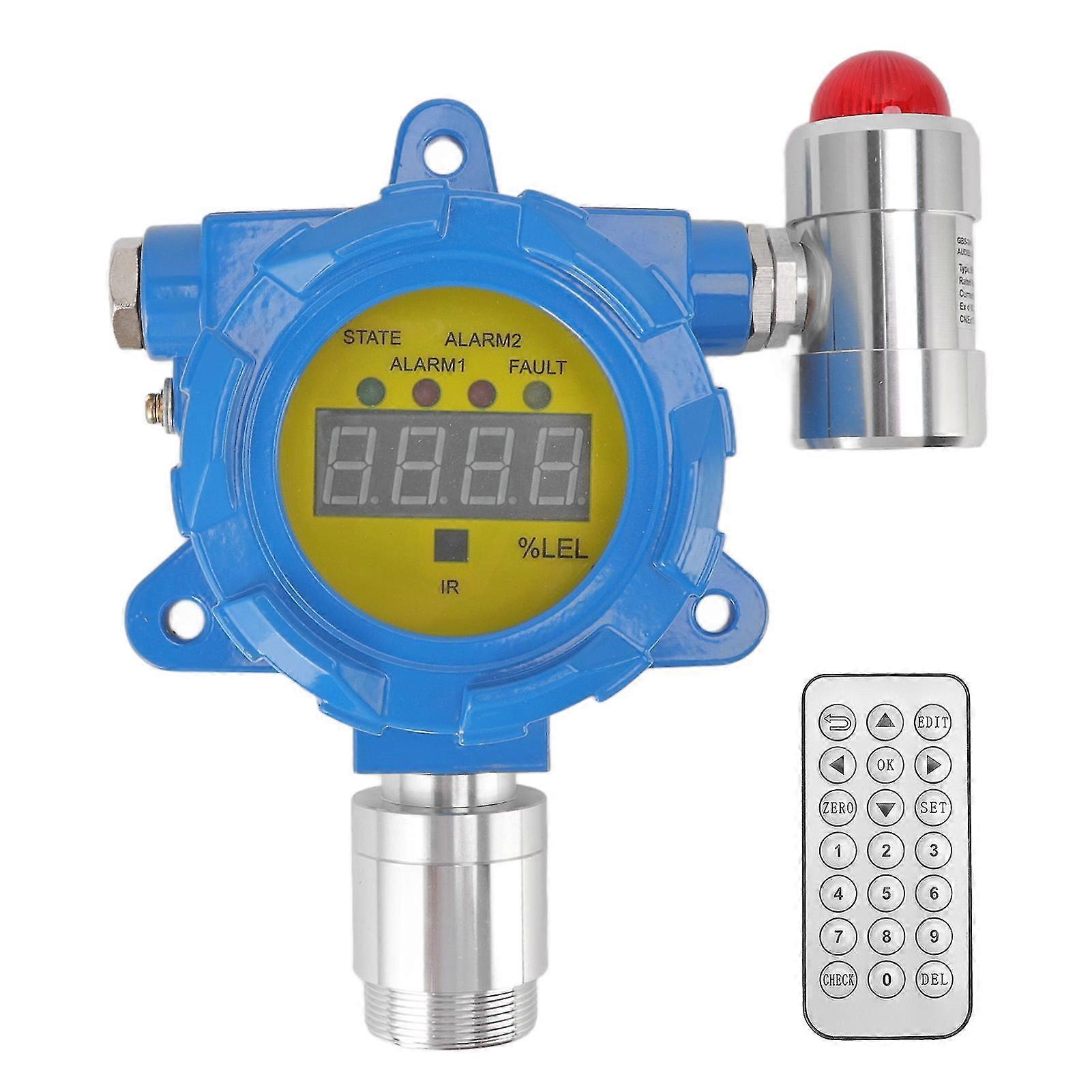 Combustible Gas Detector with Digital Display and Remote Control - G1 Male Thread