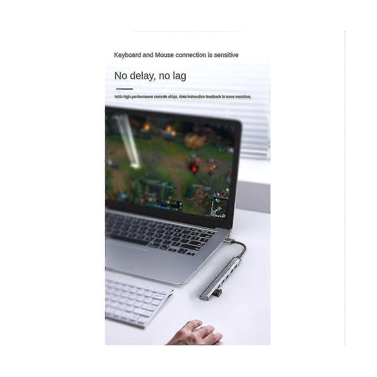 7 In 1 Usb 3.0 Hub Multi Splitter Adapter Otg Usb Adapter 7 In 1 Usb Hub Cable Splitter Usb-c Conve