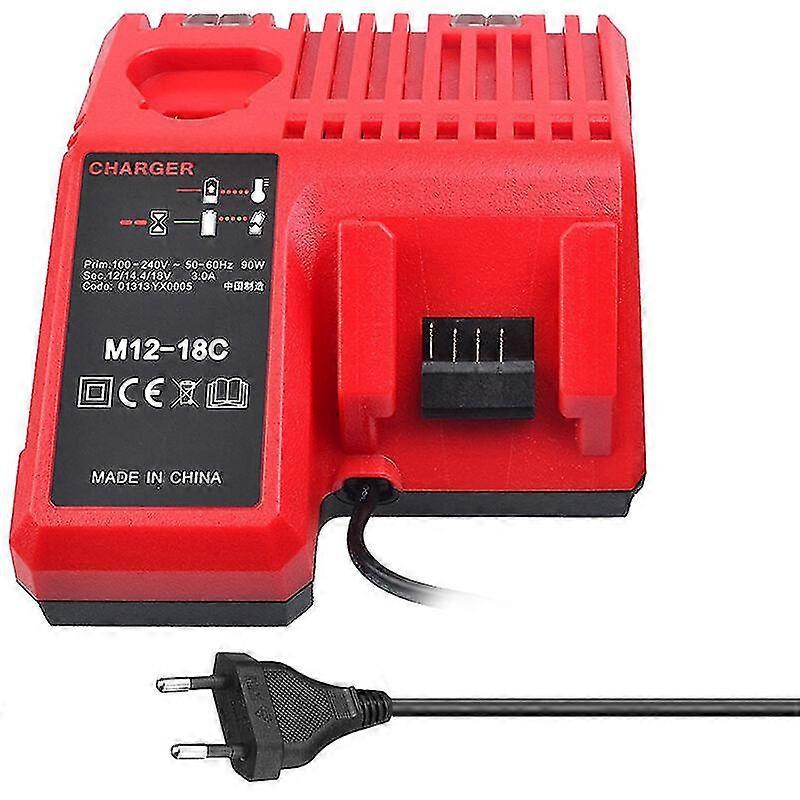 Li-Ion Akku Ladegert M12-18C Fr Milwaukee Lithium Akku 12V 14,4V 18V C1418C 48-11-181518281840 M18 M14 M12
