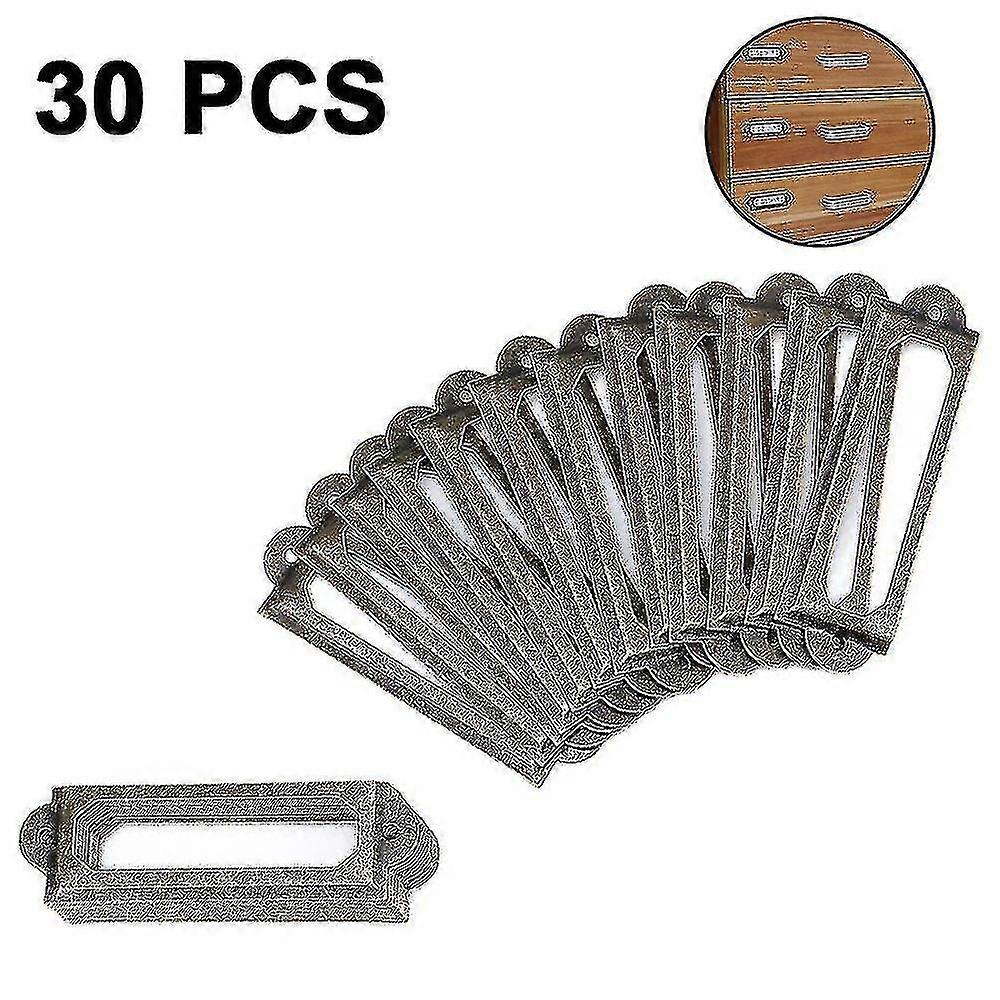 30 Pieces Card Holder Drawer Pull/label Frames Card/label Holder/tag