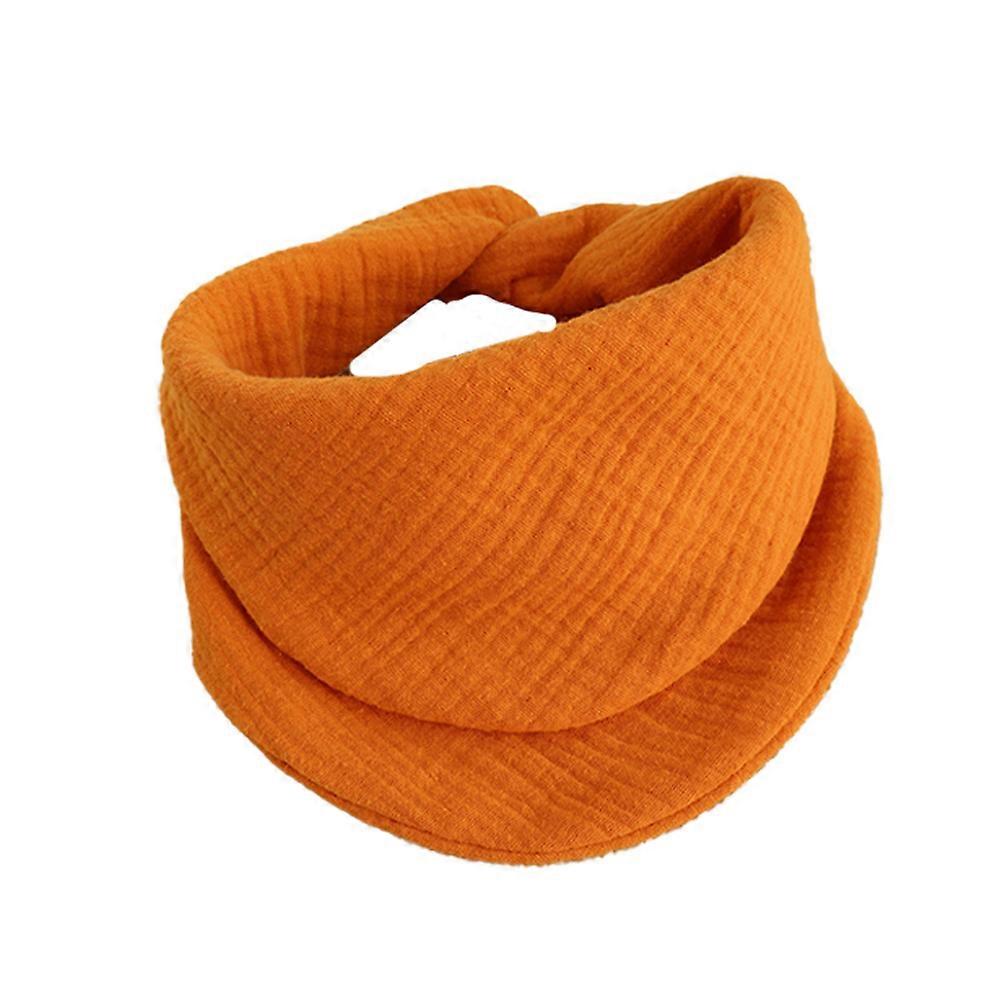 Toalla triangular de hilo de algodón de doble propósito de color liso 4 capas de hilo de algodón suave