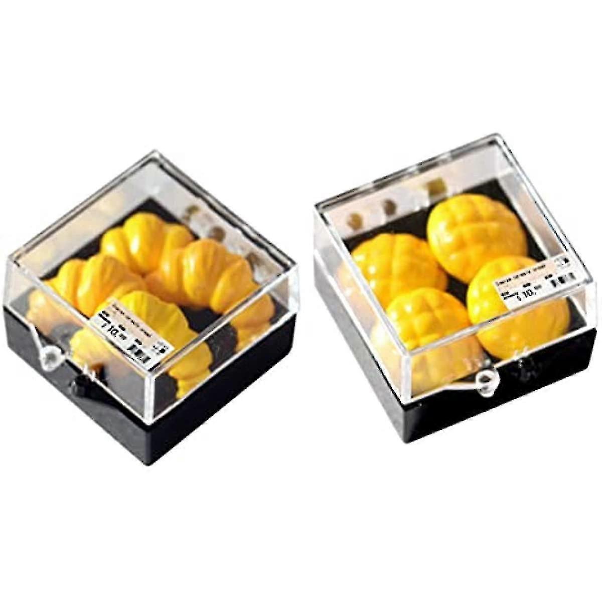 2pcs Puppe Kiefer Croissant Brot Set Kit Essen Ratte Zubehör