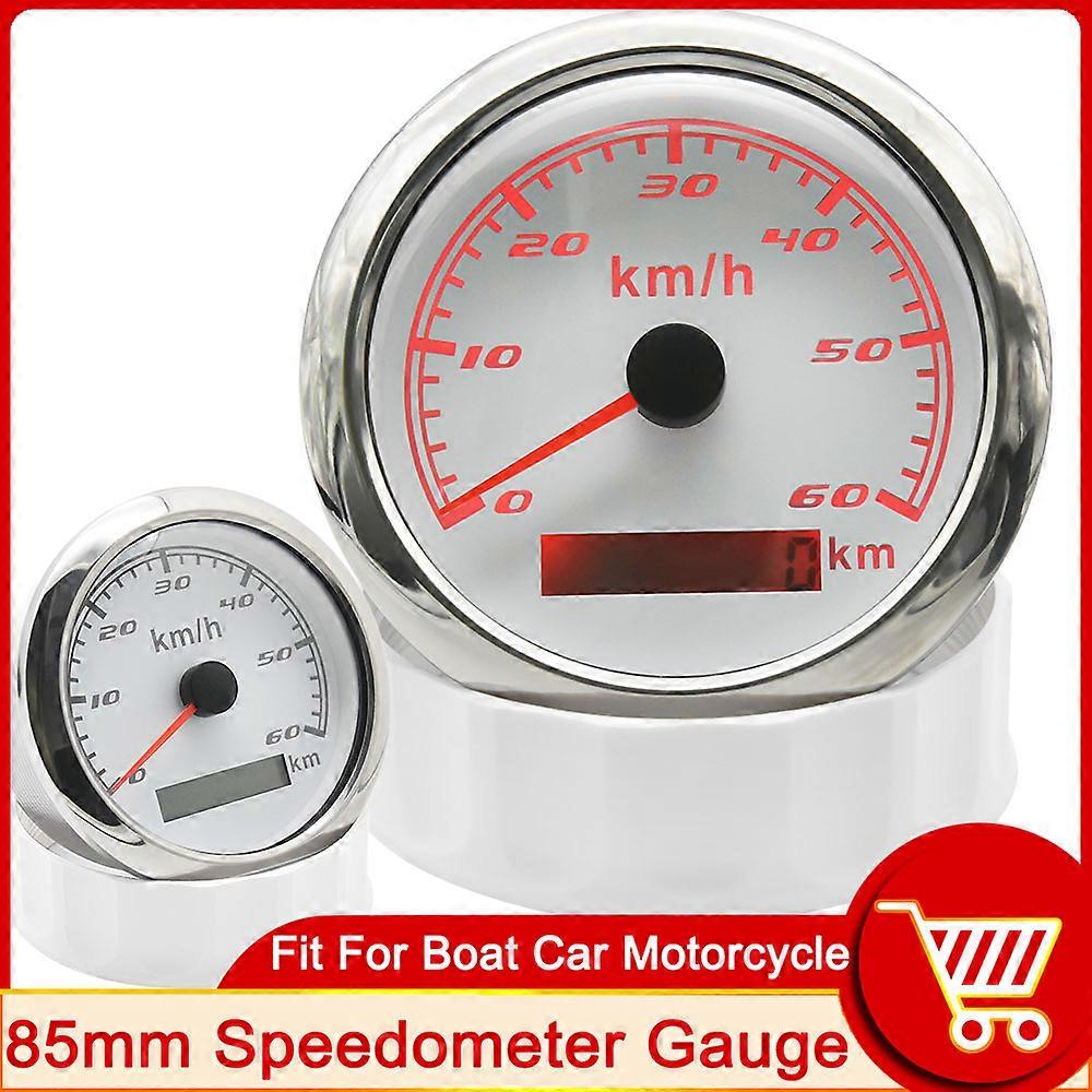 HD 60 km/h Speedometer Odometer 85mm Speed Gauge 120 200km/h Without ...