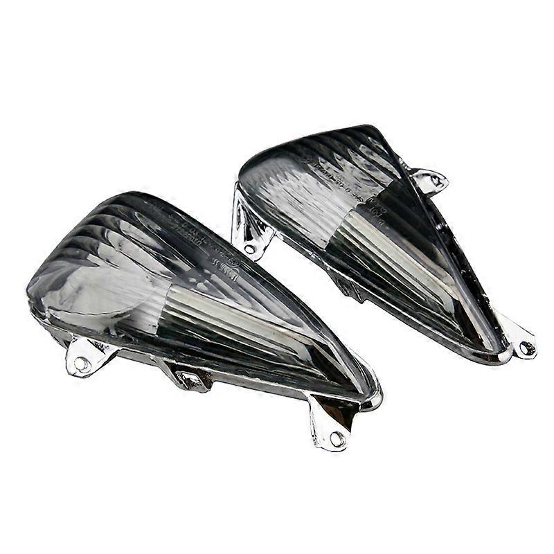 Motorcycle Front Turn Signals Indicator Lamp Blinker Lens Cover for Honda CBF600S VARADERO XL 1000 V 2004-2016 Clear + E-MarkMotor Vehicle Lighting