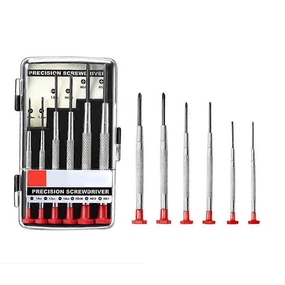 6PCS Mini Screwdriver Set for Electronics, Watch, Eyeglass Repair