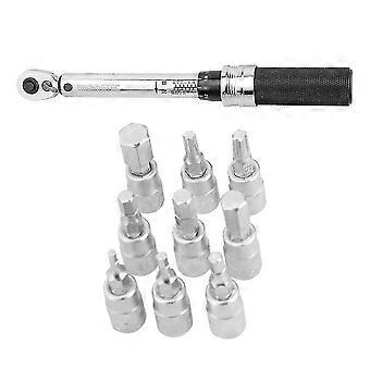 di alta qualità 1/4 Dr 1-25nm Mini Bicicletta Regolabile Chiave Dinamometrica Set Bicicletta Fissaggio Strumento Kit Cricchetto Meccanico