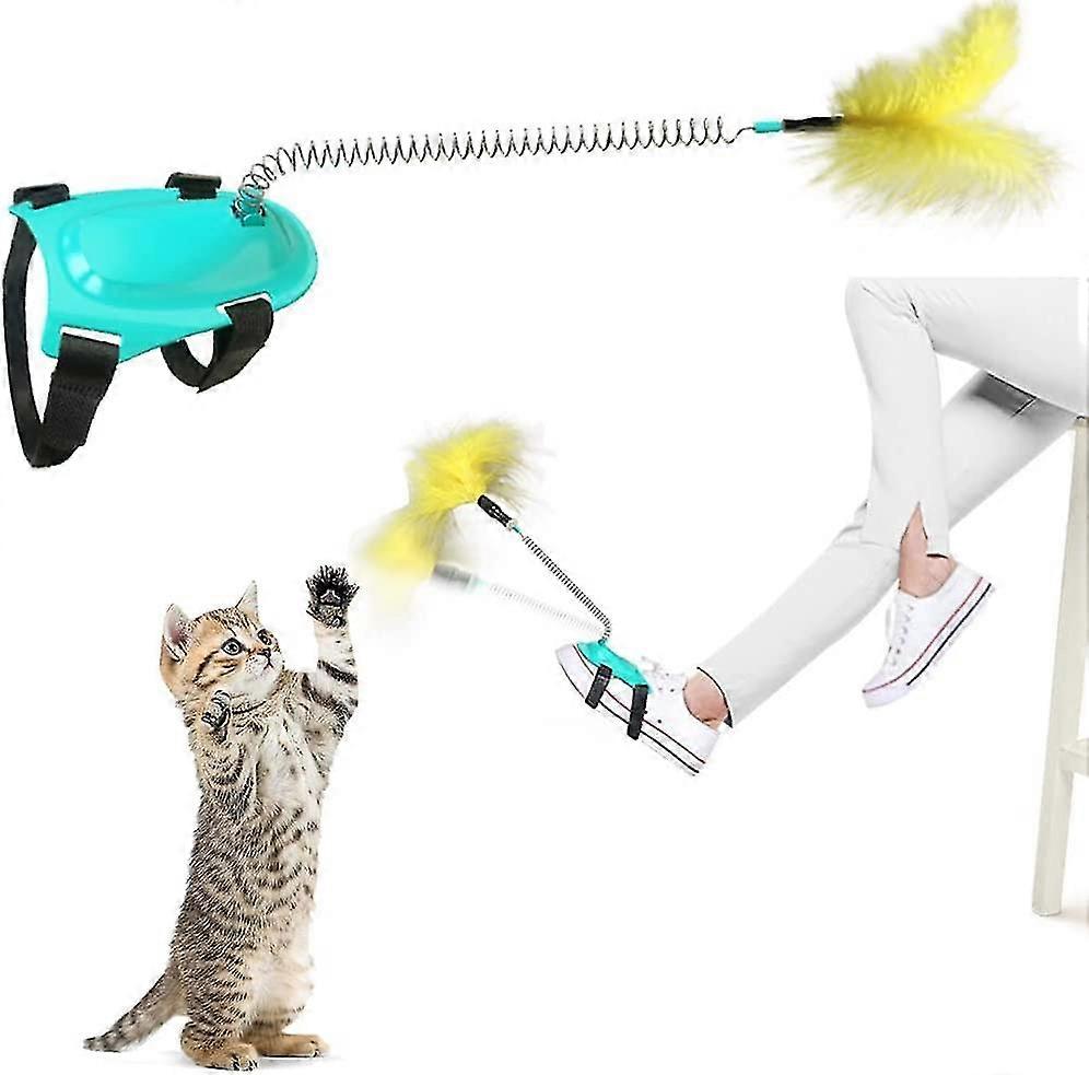 7 Pcs Feather Toy For Cats.cat Feather Toy.interactive Toys For Cats.cat Feather