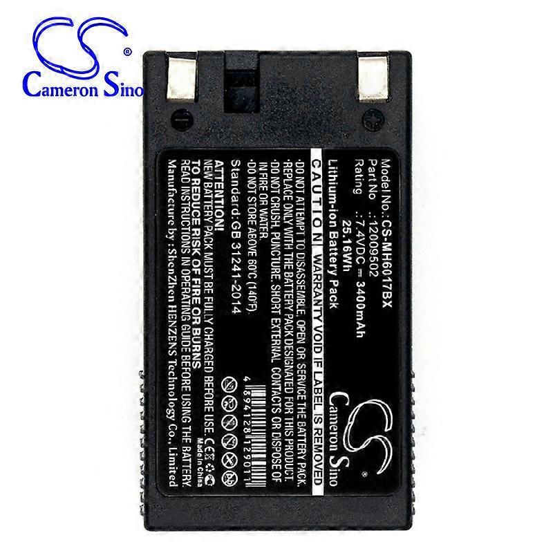 Cs Applicable Paxar 6057 6039 6032 Barcode Scanner Battery 12009502