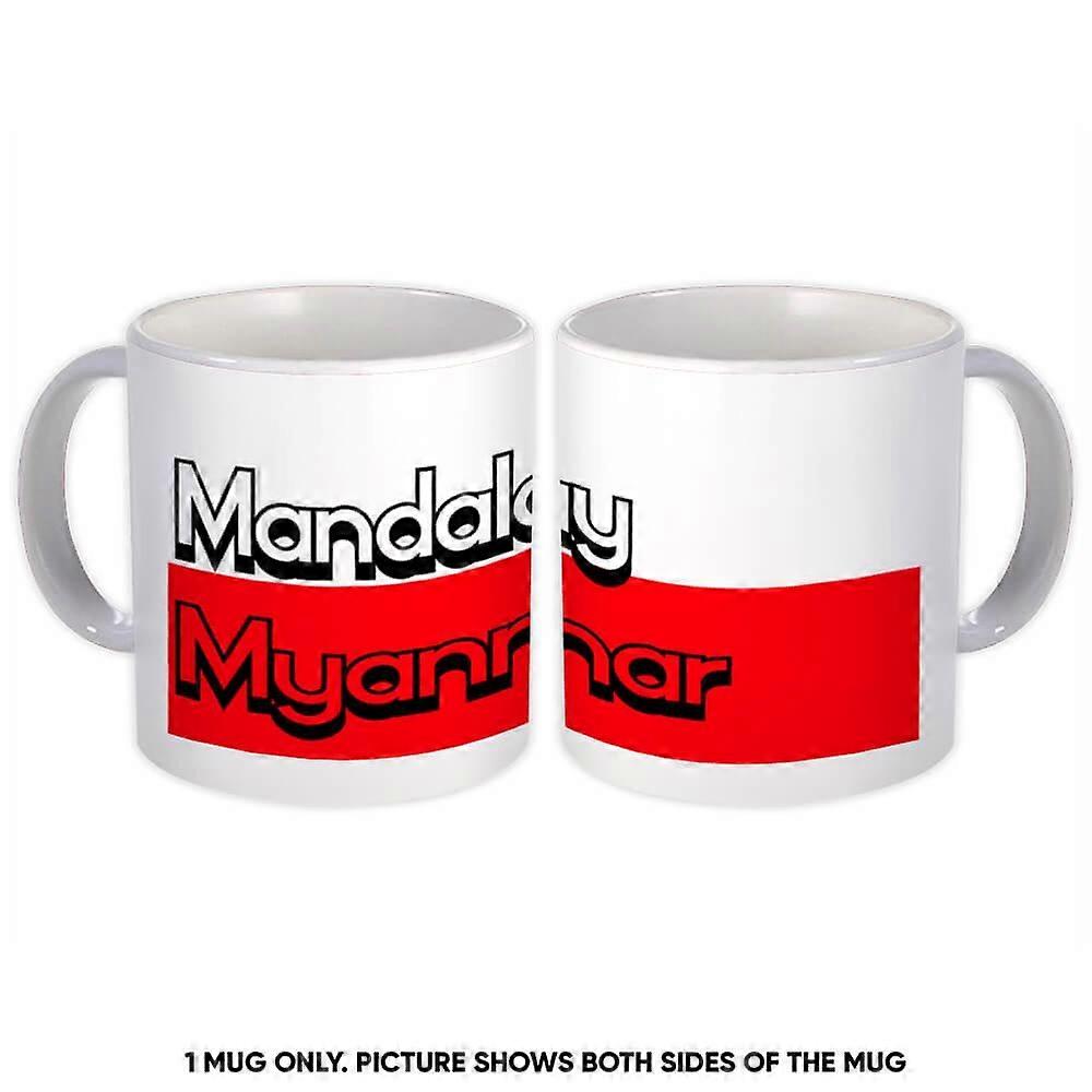 Gift Mug: Mandalay Myanmar Rectangle
