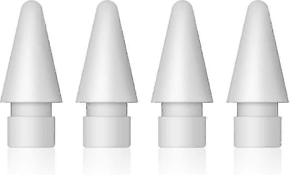 תואם ל- Apple Pencil Nibs Ipencil 4-pack tips, nibs חלופי רגיש במיוחד קלט קצה עט תואם ל- iPad Pro Apple Pencil 2 / Apple