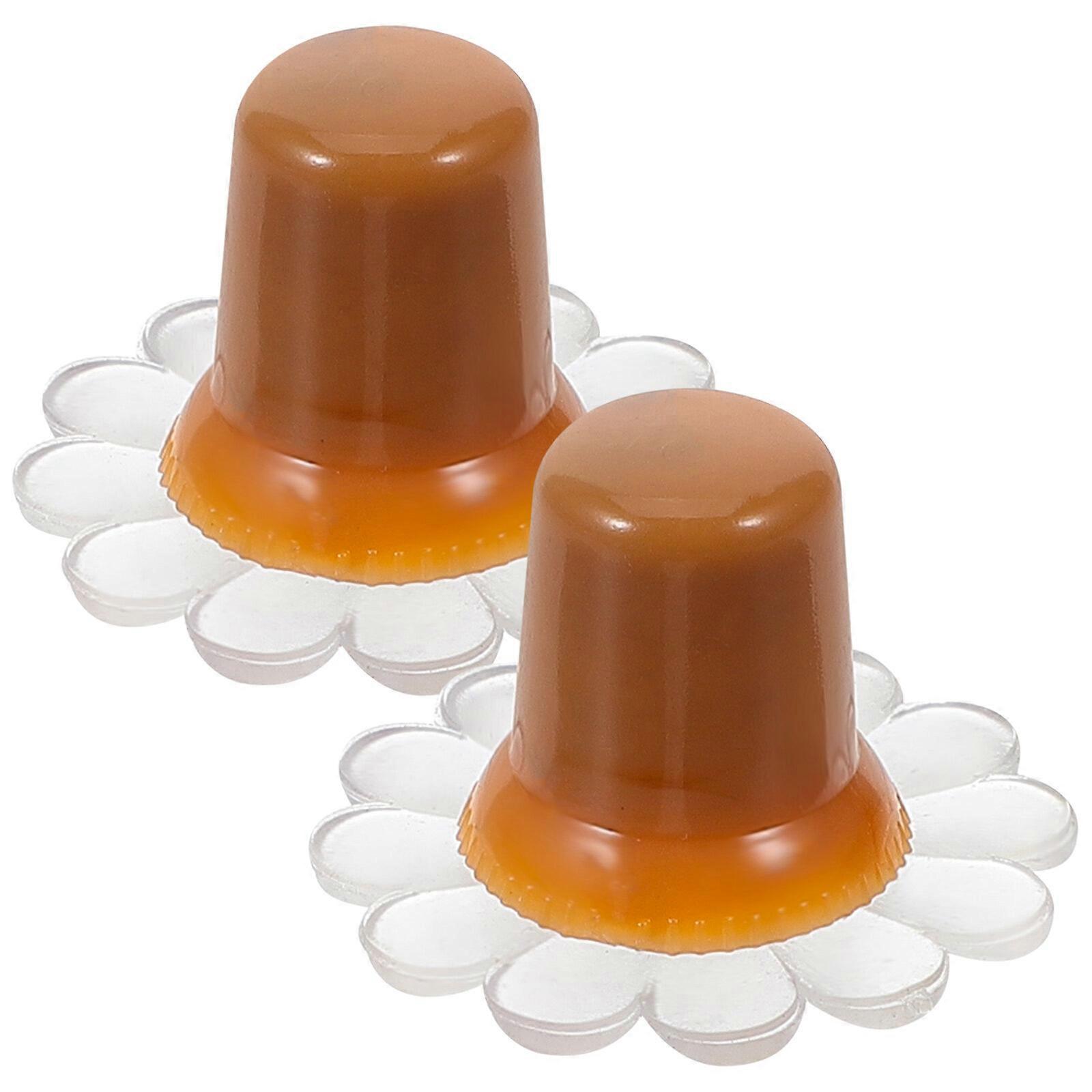 2 Sets Sun Umbrella Tip Covers Replacement Handle Umbrella Repair Plastic Covers