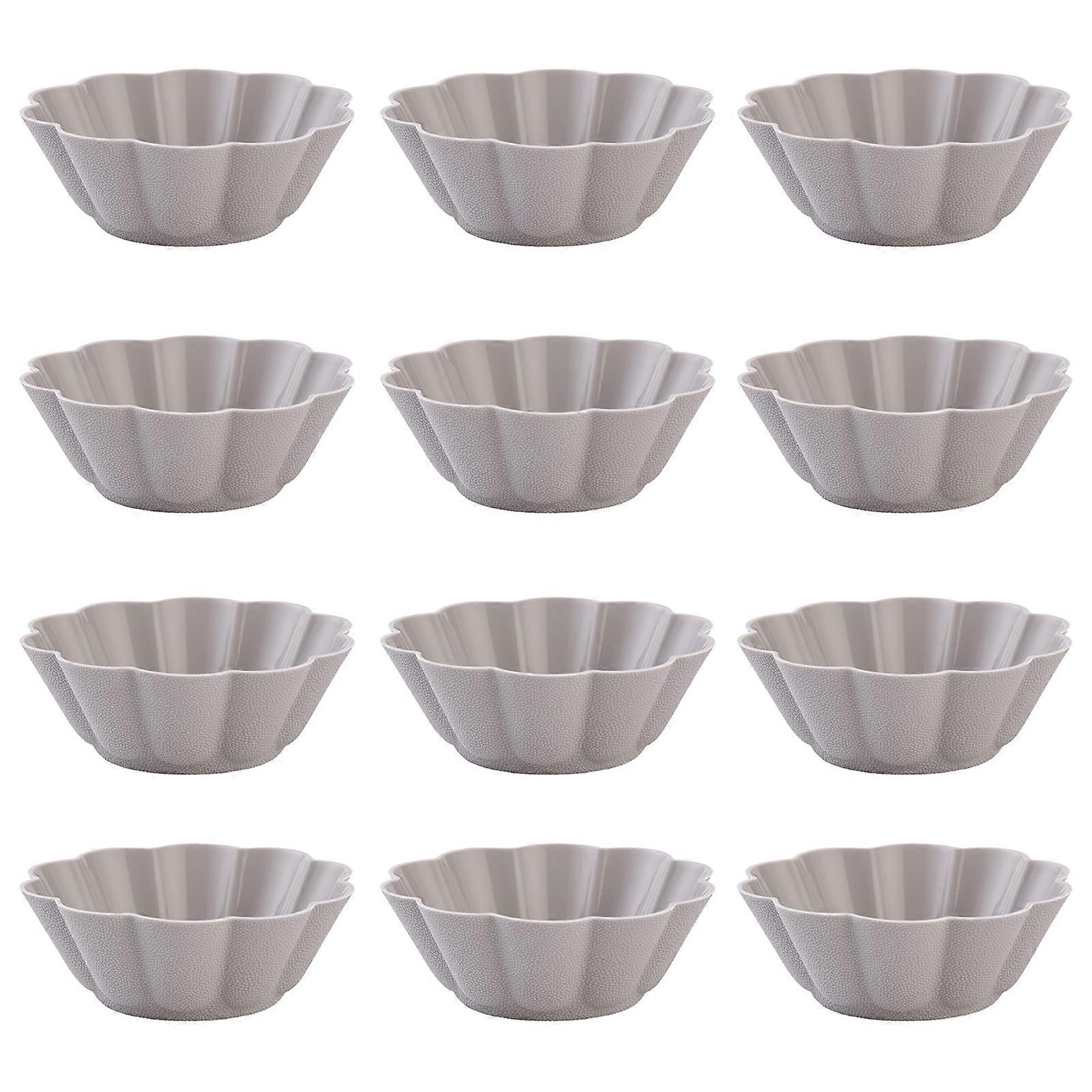 12 Pcs/Set Cupcake Cases Food Grade Convenient Lightweight Easy to Clean Silicone Cake Cookie Cupcake Liners Baking Tool