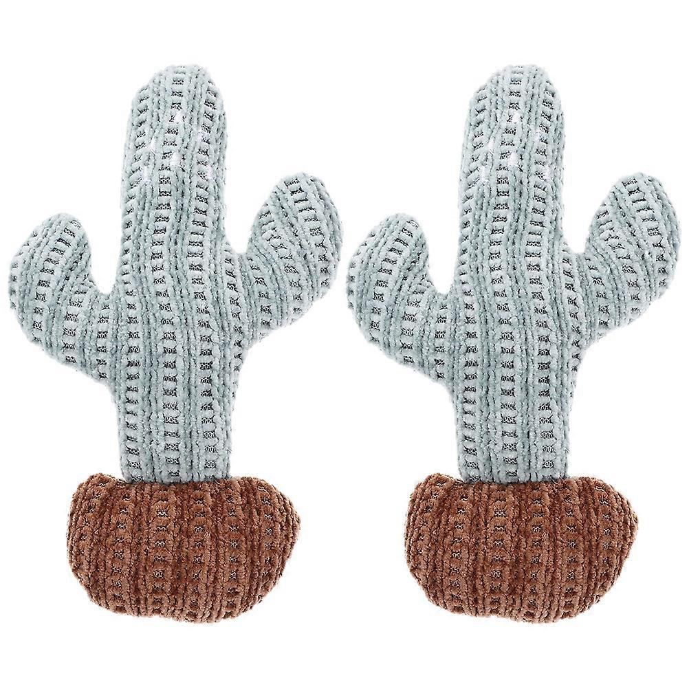 2pcs Plush Catnip Doll Toy Cat Interactive Toy Kitten Catnip Biting Toys Cat Supplies