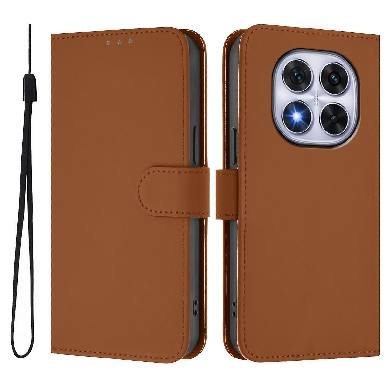 Solid Color PU Case For Redmi Note 14 Pro 5G / 14 Pro+ 5G