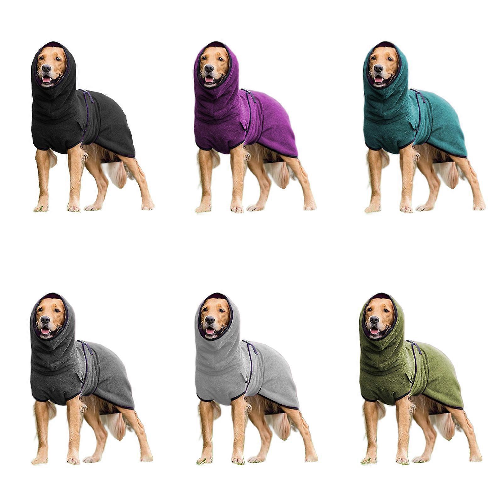 Pet Kläder Absorberande Utomhushandduk Valp Hundtorkrock Mjuk Sovkläder Kappa